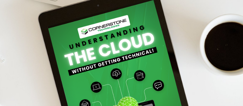 A preview of our document, Understanding The Cloud, on a tablet.