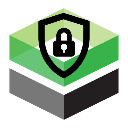 The Cornerstone Technologies cube logo with a shield and a padlock on top.