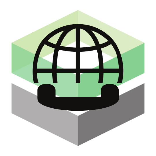 The Cornerstone Technologies cube logo with a graphic of a phone and globe on top.